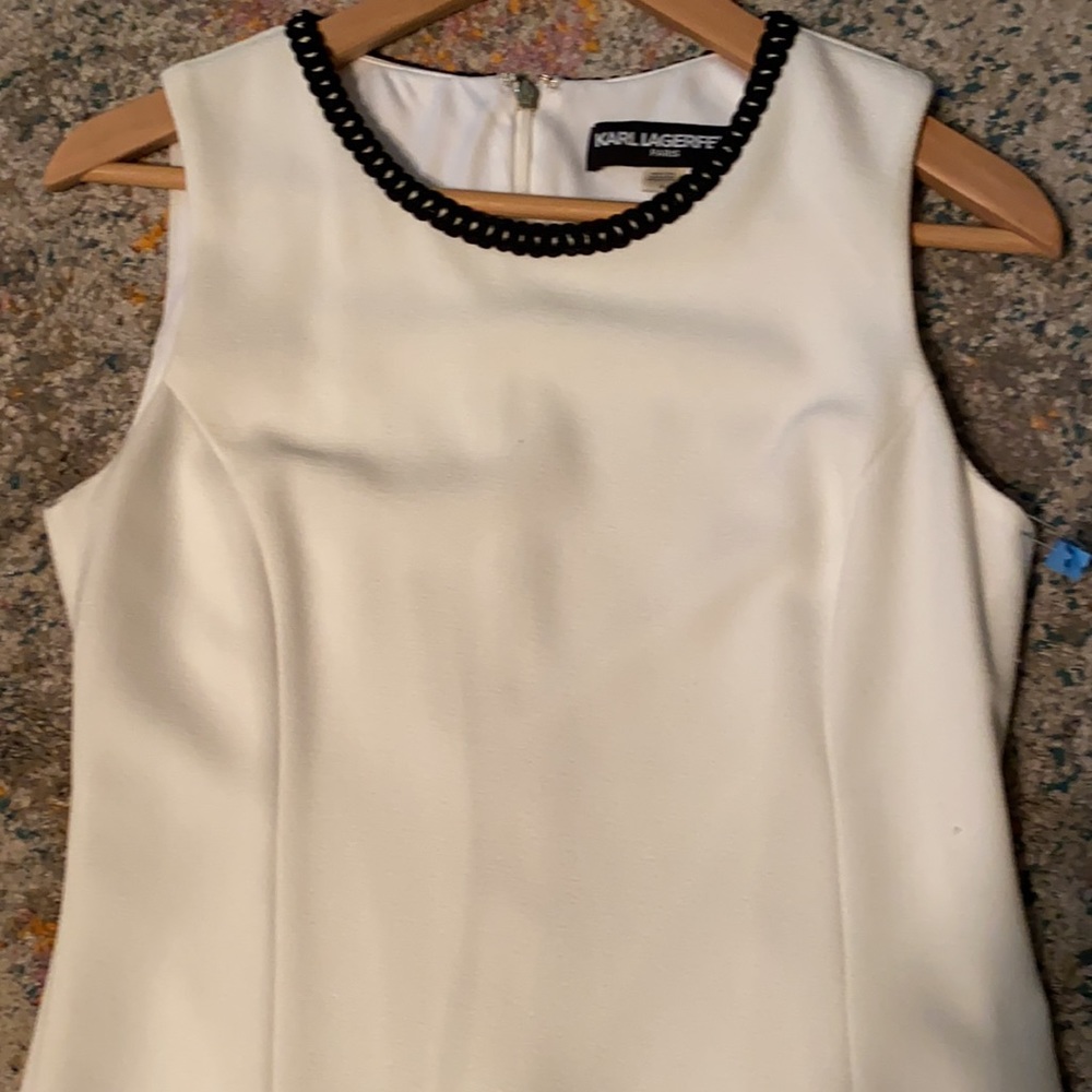Karl Lagerfeld Black & White Dress 4 - Picture 2 of 8